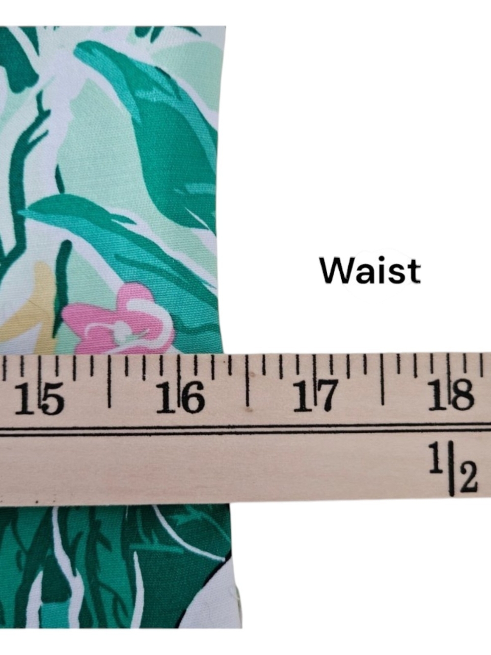Crown & Ivy sleeveless shift dress features a green floral and bunny Size 10 - Picture 10 of 11